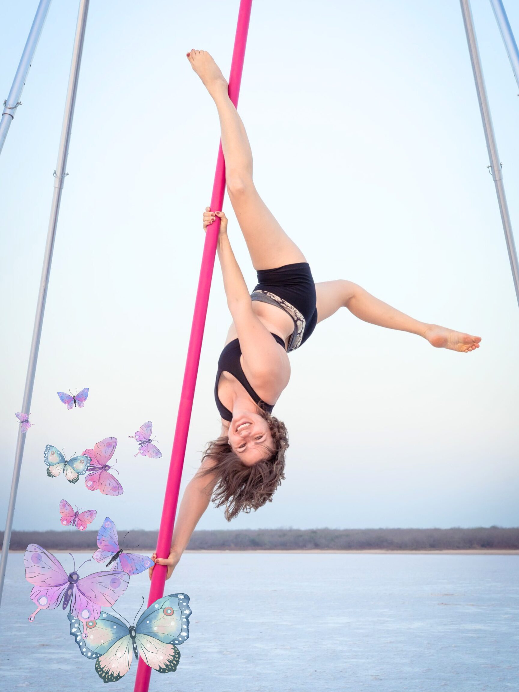 Seamless Flow: Dynamic Hangs & Effortless Transitions on Aerial Pole